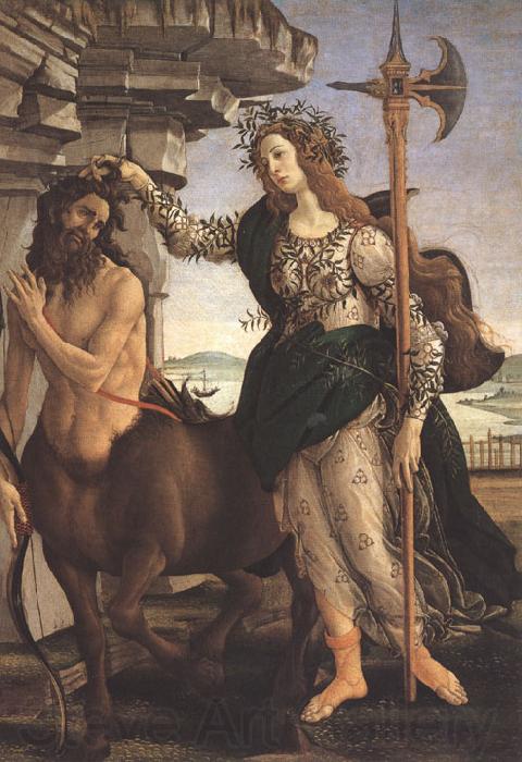 Sandro Botticelli Pallas and the Centaur (mk36) Germany oil painting art